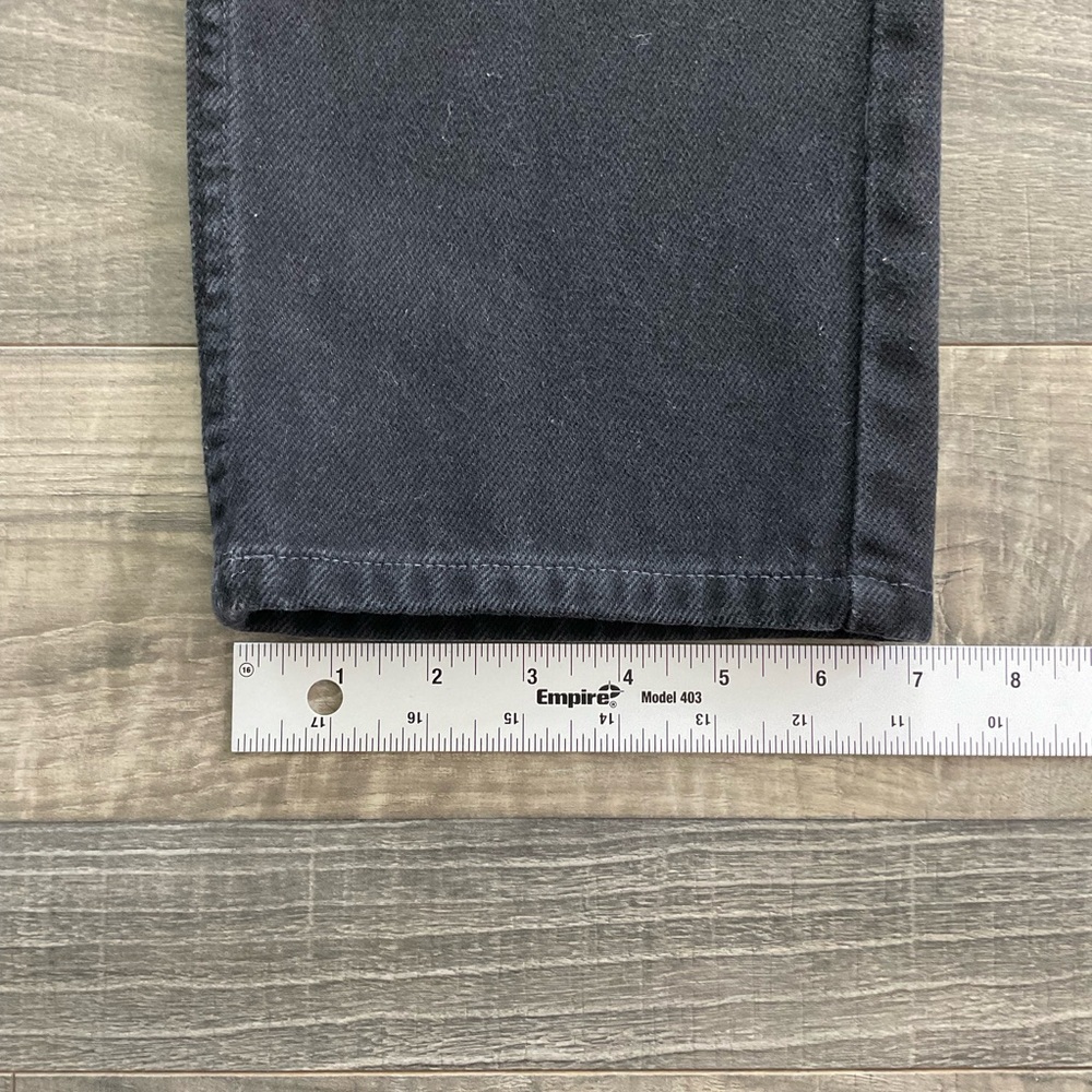 33x28 LL Bean Double L Classic Fit Denim Jeans Mens Black 100% Cotton 220626 - Picture 8 of 11